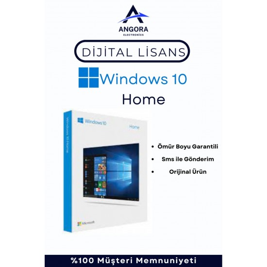 Windows 10 Home Dijital  Lisans Anahtarı