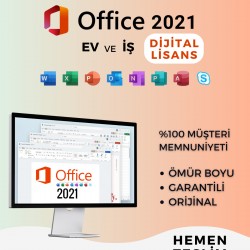 Office 2021 Ev ve İş - Dijital Lisans Anahtarı, OFFICE, ÖMÜR BOYU, GARANTİLİ, ESD KEY