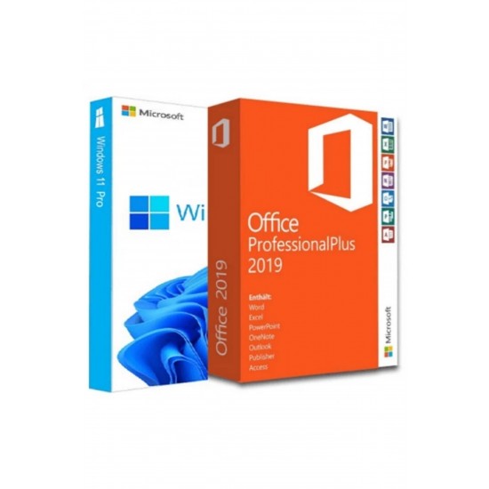 Windows 11 Pro + Microsoft Office 2019 Pro Plus Dijital Lisans Anahtarı