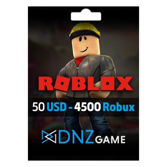 Gift Card 50 Usd 4500 Robux