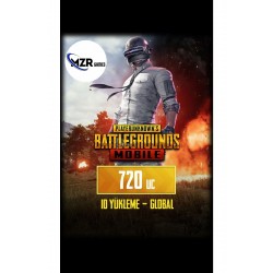 PUBG 720 UC GLOBAL İD YÜKLEME