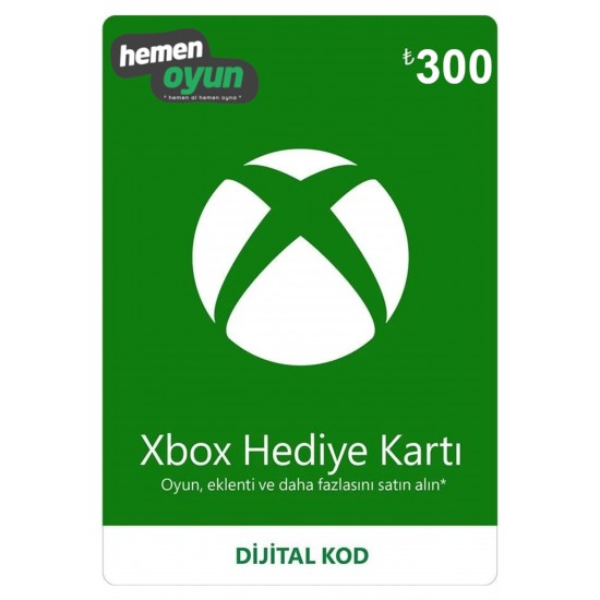 Xbox 300 TL Hediye Kartı Bakiye