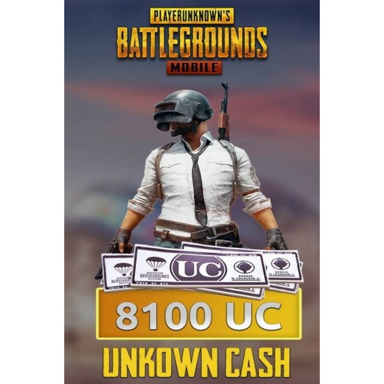 Pubg Mobile 8100 Uc ( Eu / Tr ) Global